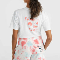 Women of the Wave Sweatshorts | Pink Ice Cube Tie Dye