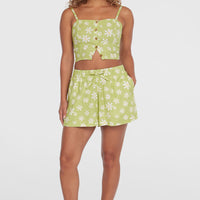 Beach Vintage Shorts | Green Daisyline