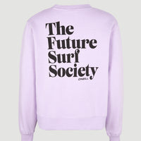 Future Surf Society Crew Sweatshirt | Purple Rose