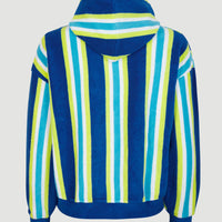 Brights Terry Kapuzenpullover | Blue Towel Stripe