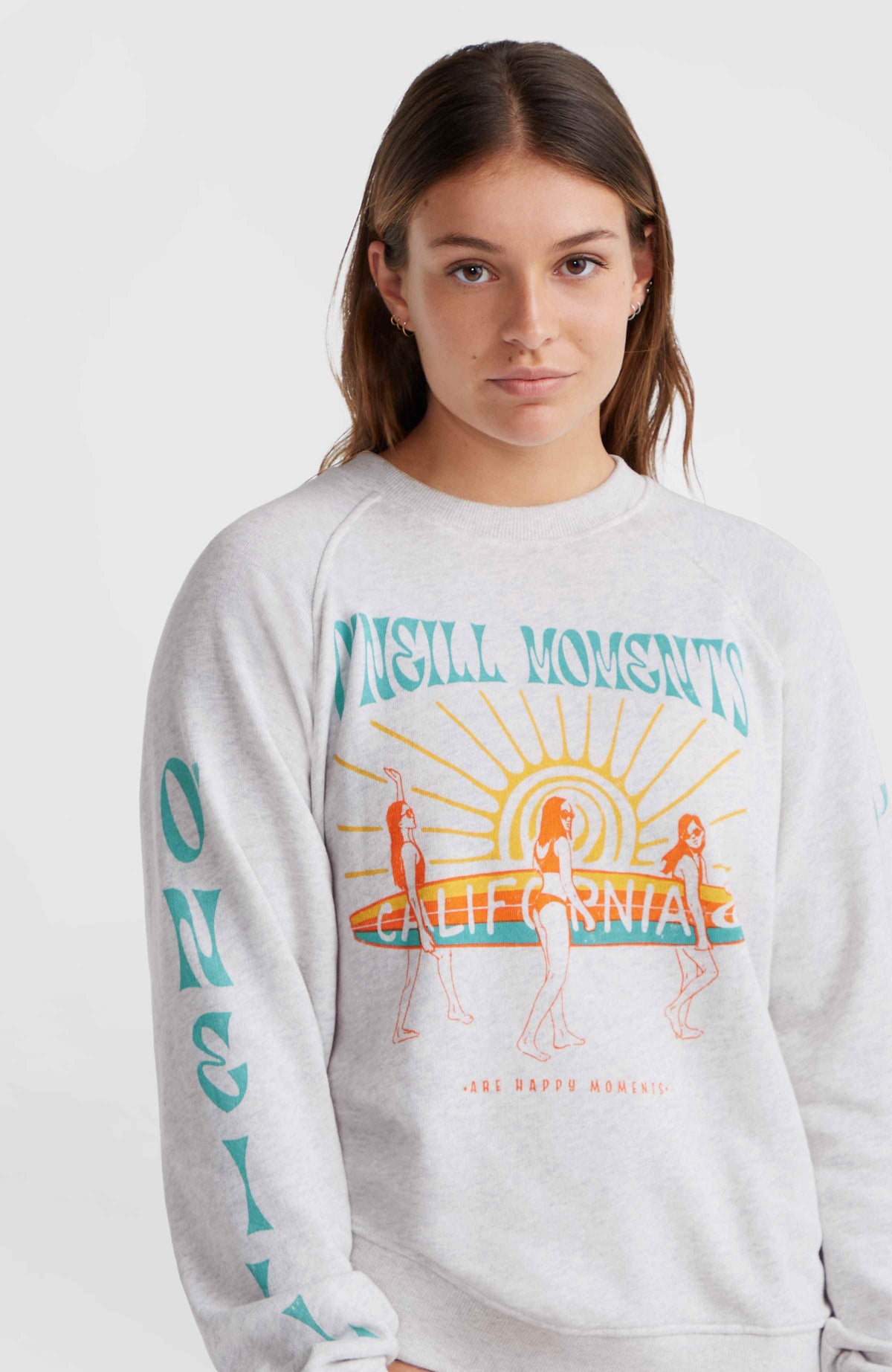 O'Neill Beach Vintage Crew Sweatshirt | White Melange