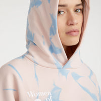 Women of the Wave Hoodie | Pink Tie Dye