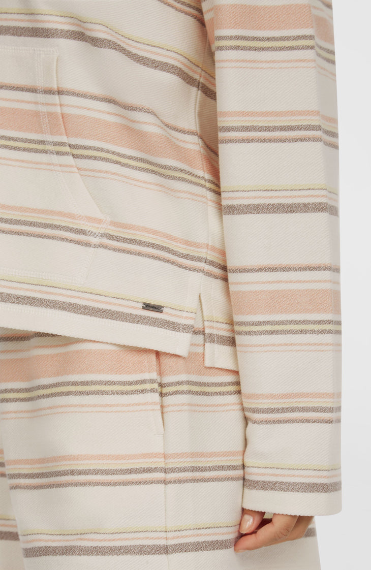 Bavaro Hoodie | White Bavarro Stripe