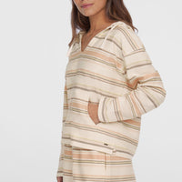 Bavaro Hoodie | White Bavarro Stripe