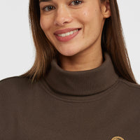 O'Riginals Crew Sweatshirt mit hohem Kragen | Coffee Bean
