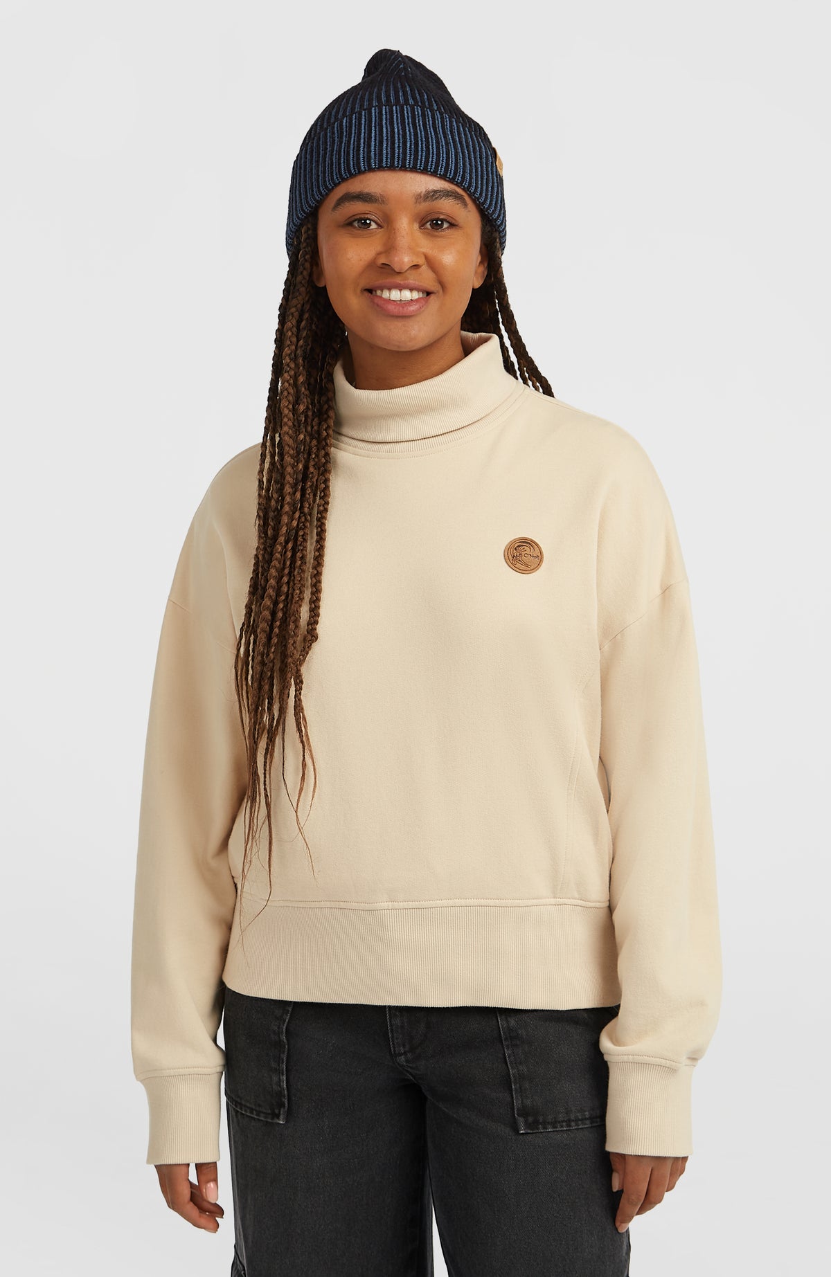 O'Riginals Crew Sweatshirt mit hohem Kragen | Macaron