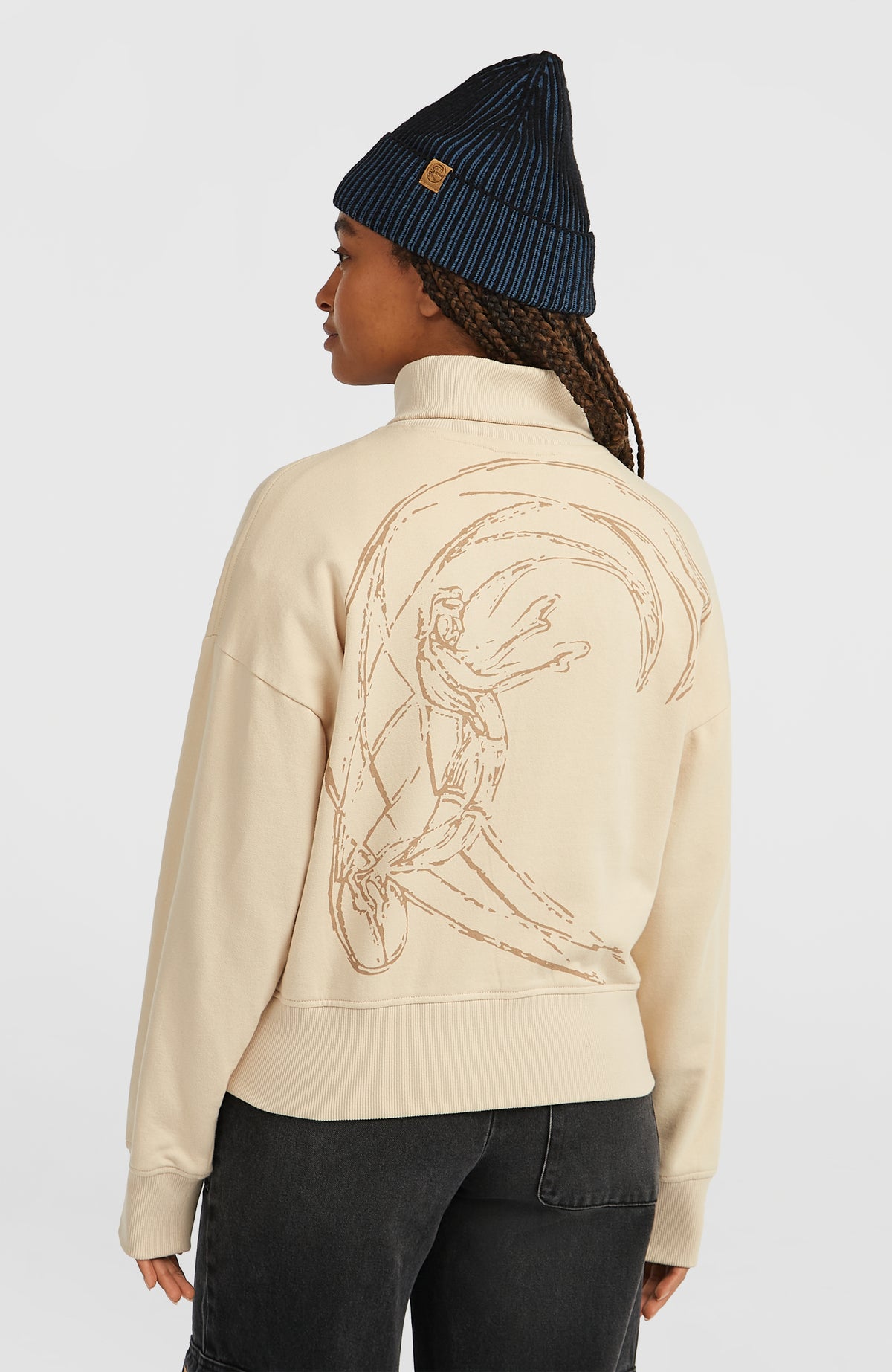 O'Riginals Crew Sweatshirt mit hohem Kragen | Macaron