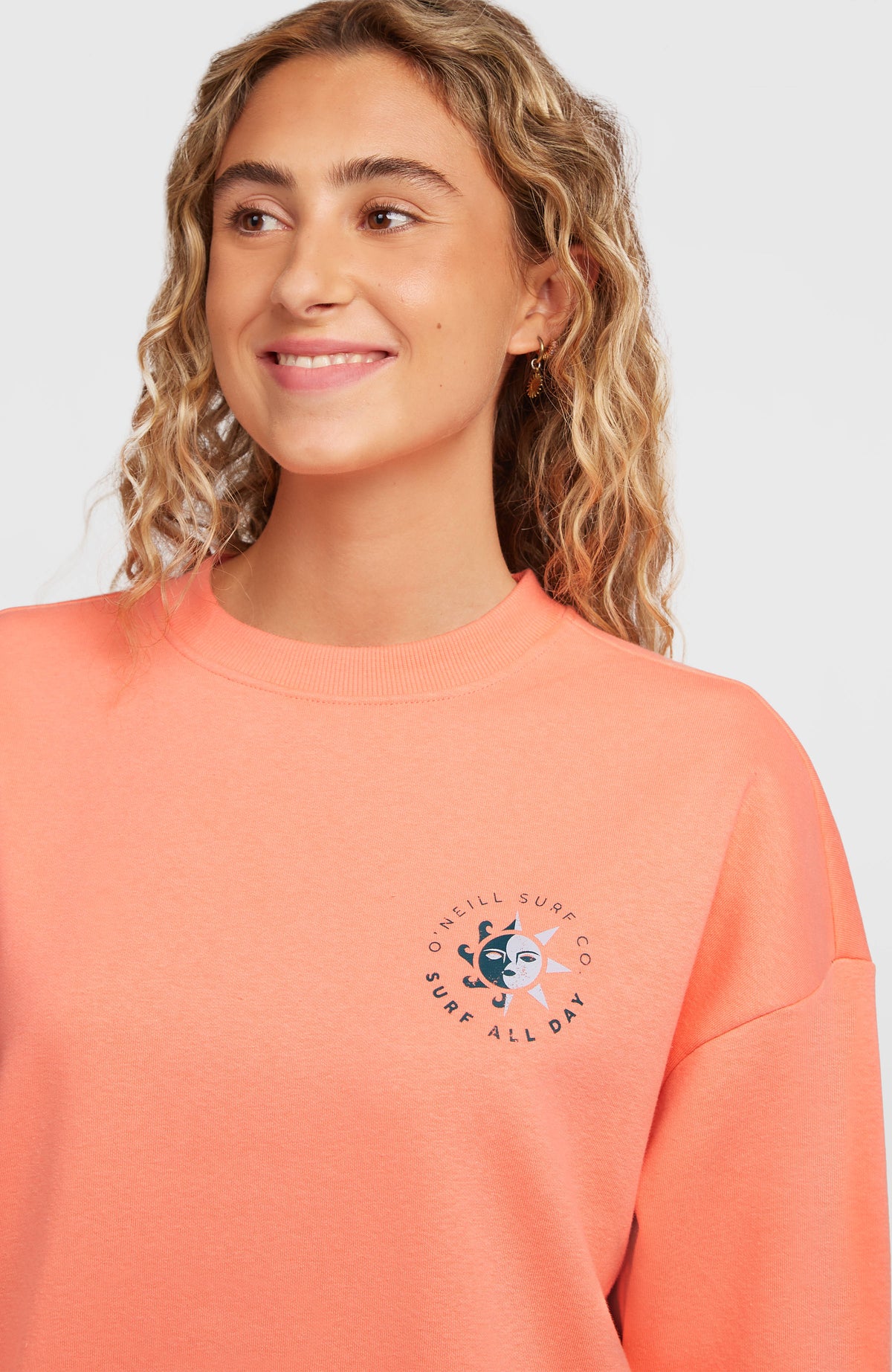 Summer Must-Have Crewneck Sweatshirt | Funky Peach