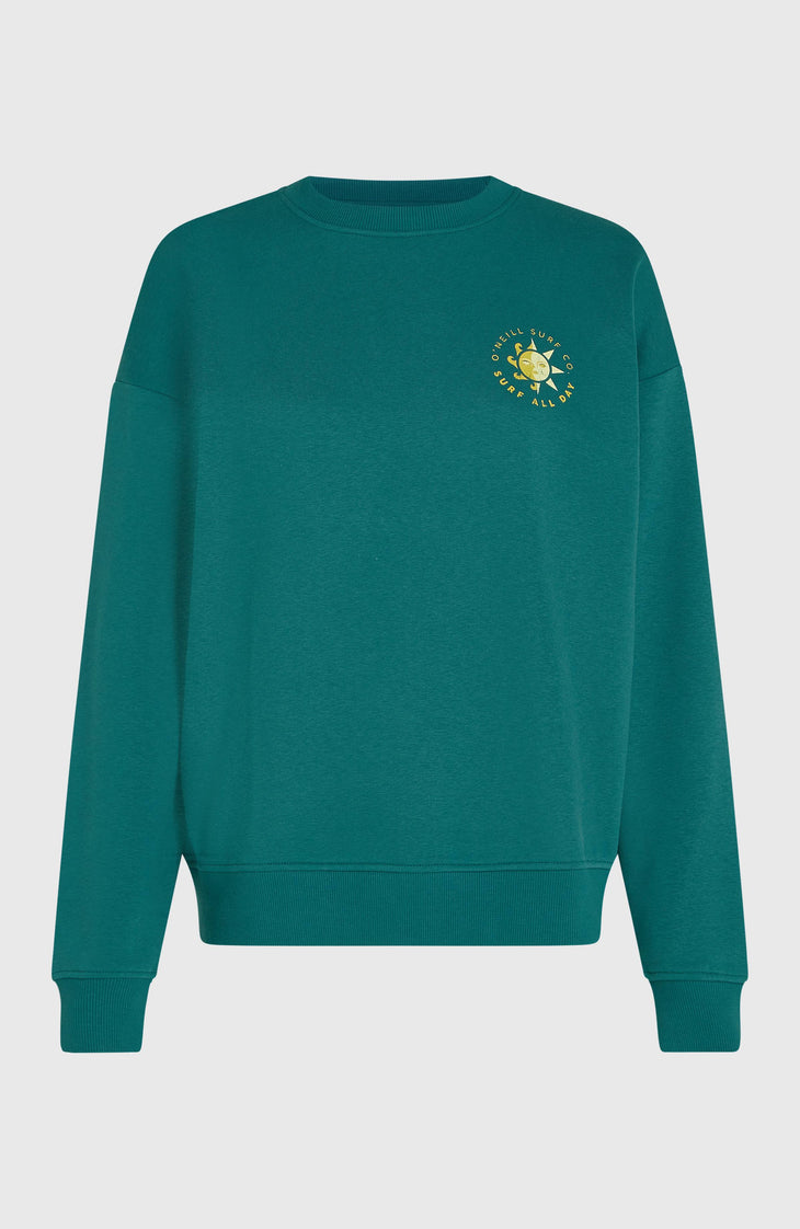 Summer Must-Have Crewneck Sweatshirt | Botanical Heat