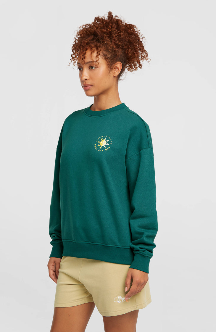 Summer Must-Have Crewneck Sweatshirt | Botanical Heat