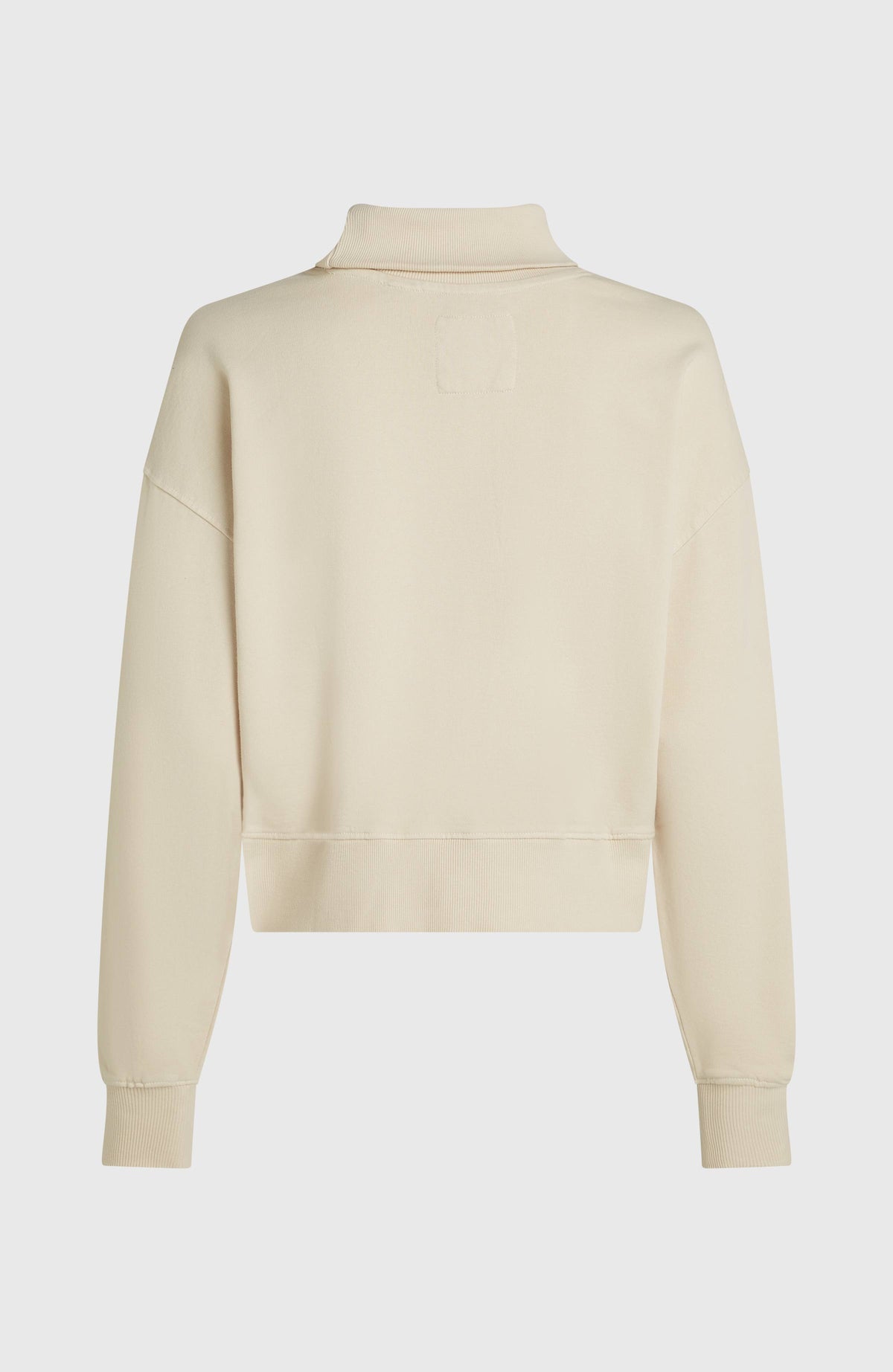 O'Riginals Crew Sweatshirt mit hohem Kragen | Linen White