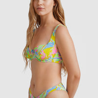 Tina Line Brights Bikini Set | Yellow Summer Brights