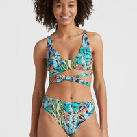 Sofie- Love Bikini Set | Blue Comic Seaweed