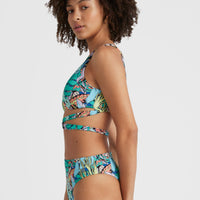 Sofie- Love Bikini Set | Blue Comic Seaweed