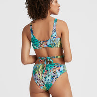 Sofie- Love Bikini Set | Blue Comic Seaweed