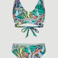 Sofie- Love Bikini Set | Blue Comic Seaweed