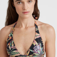 Marga - Rita Bikini Set | Black Tropical Flower