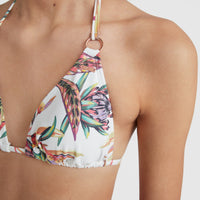 Capri - Bondey Bikini Set | White Tropical Flower