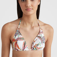 Capri - Bondey Bikini Set | White Tropical Flower