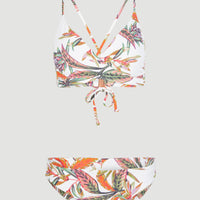 Baay - Maoi Bikini Set | White Tropical Flower