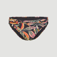 Cruz Bikini Hose | Black Tropical Flower