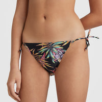 Bondey Bikini Hose | Black Tropical Flower