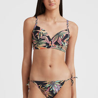 Bondey Bikini Hose | Black Tropical Flower