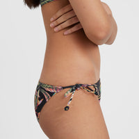 Bondey Bikini Hose | Black Tropical Flower