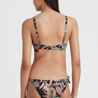 Bondey Bikini Hose | Black Tropical Flower