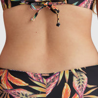 Maoi Bikini Hose | Black Tropical Flower