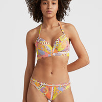 Panama Bikini Oberteil B/E Cup-Größe | Yellow Scarf Print