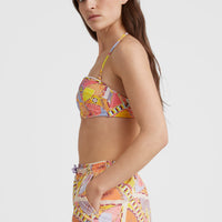 Havaa Bikini Oberteil | Yellow Scarf Print