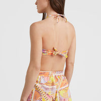 Havaa Bikini Oberteil | Yellow Scarf Print