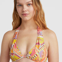 Sao Mix Bikini Oberteil | Yellow Scarf Print