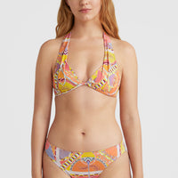 Sao Mix Bikini Oberteil | Yellow Scarf Print