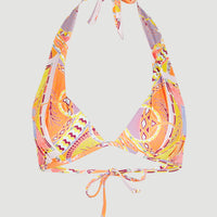 Sao Mix Bikini Oberteil | Yellow Scarf Print