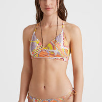 Baay Bikini Oberteil | Yellow Scarf Print