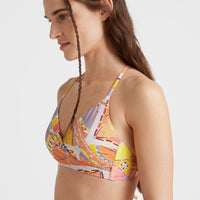 Baay Bikini Oberteil | Yellow Scarf Print