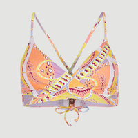 Baay Bikini Oberteil | Yellow Scarf Print