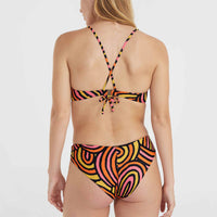 Baay Maoi Bikini-Set | Orange Rainbow Stripe