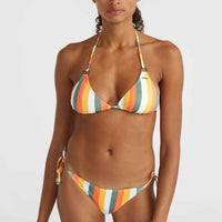 Capri Bondey Bikini-Set | Orange Multistripe