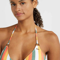 Capri Bondey Bikini-Set | Orange Multistripe