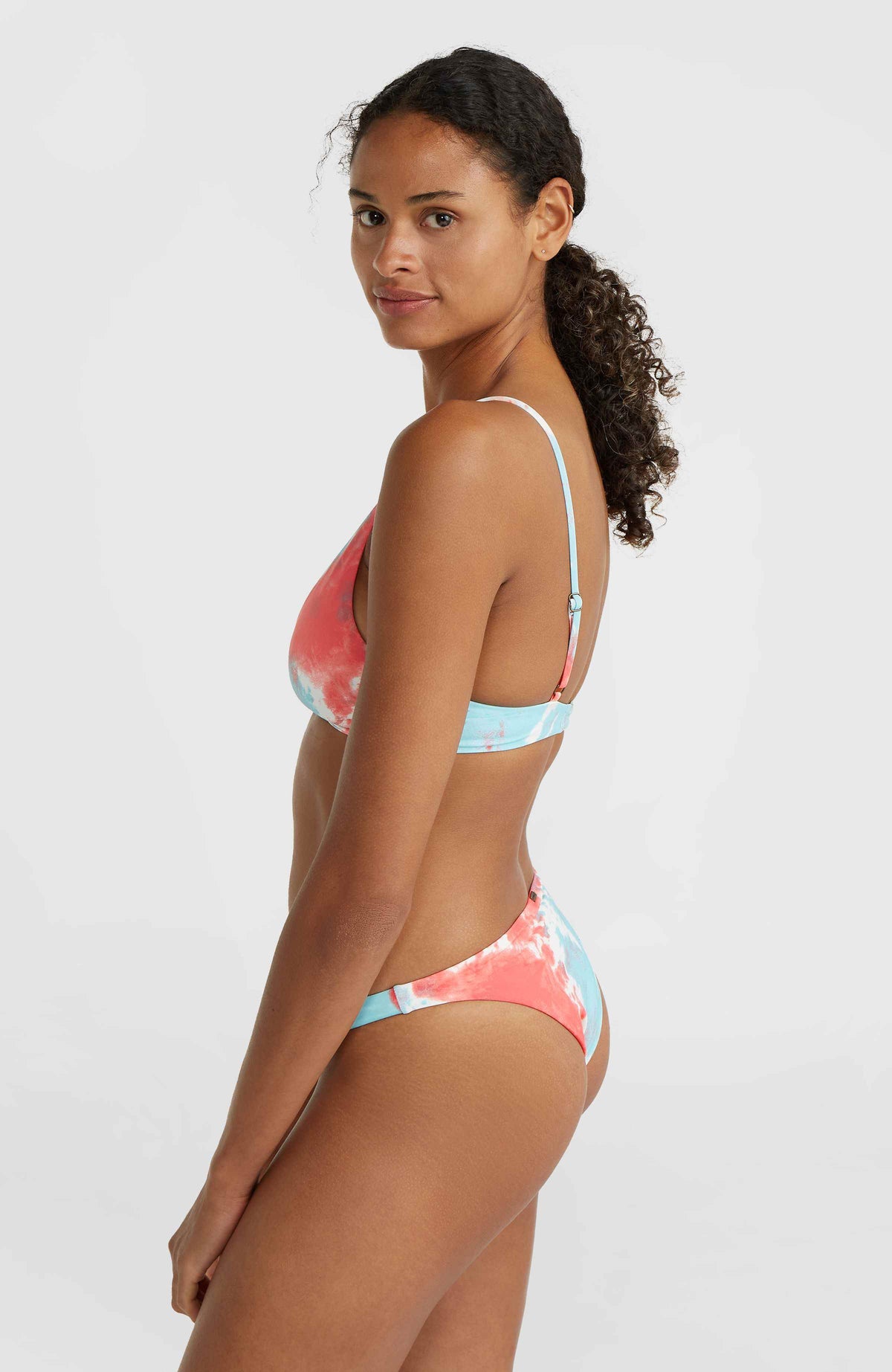 Pismo Flamenco Women of the Wave Bikini | Pink Ice Cube Tie Dye