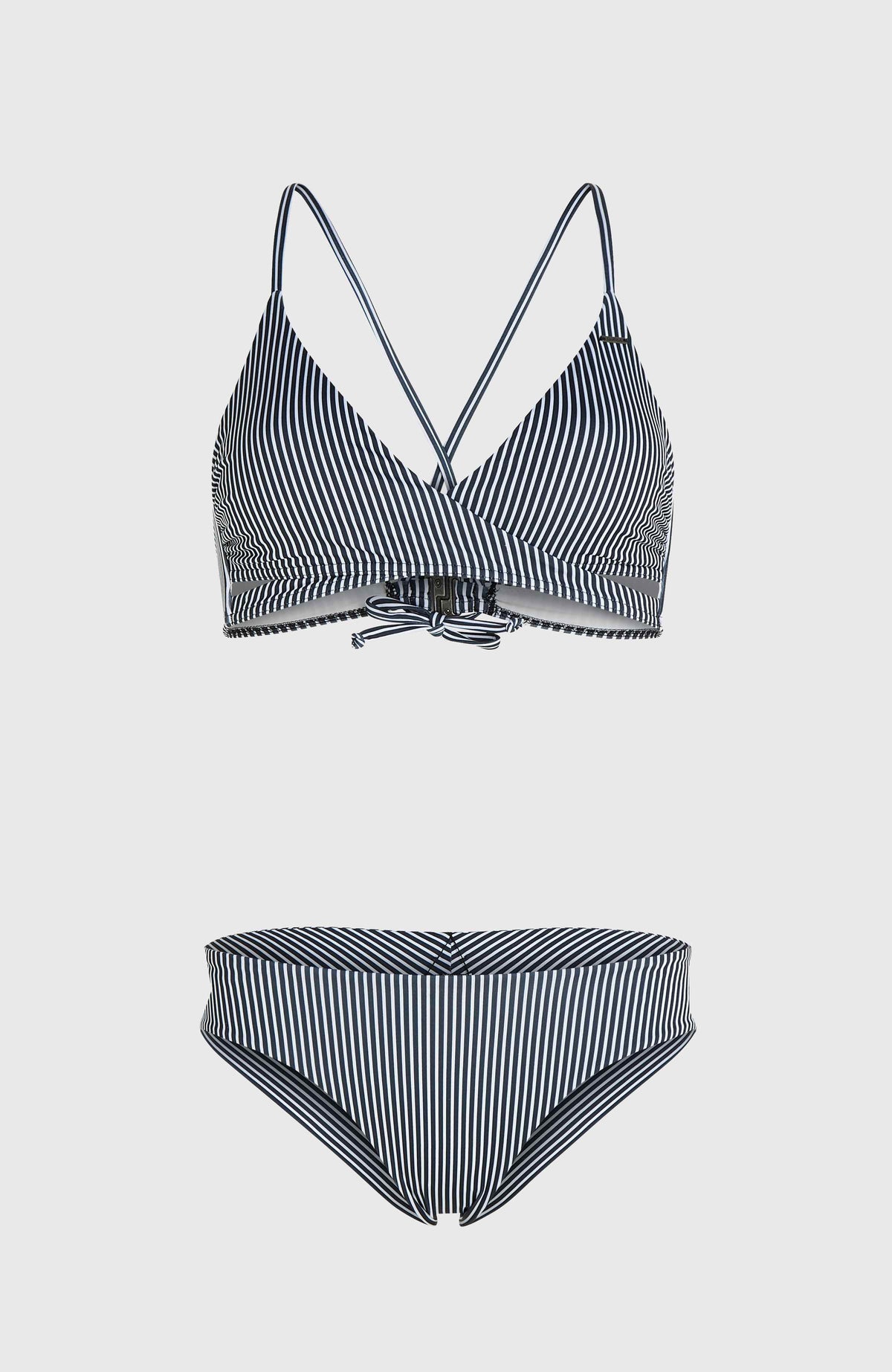 Essentials Baay Maoi Bikini-Set | Black Simple Stripe