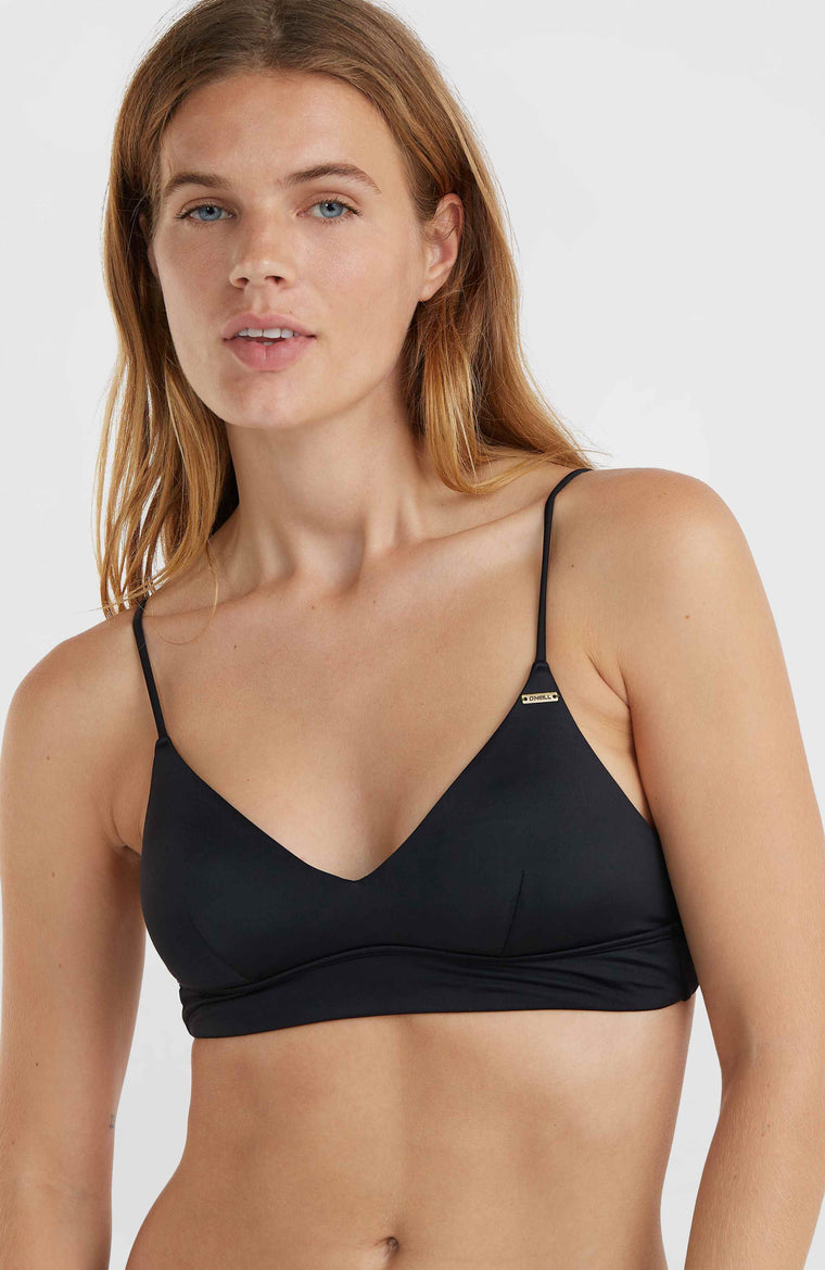 Wave Crop Bikini-Oberteil | Black Out