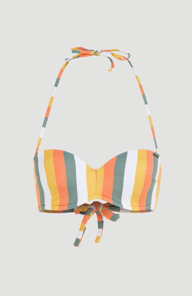 Havaa Bikini-Oberteil | Orange Multistripe