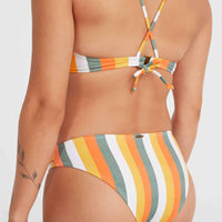 Cruz Bikinihose | Orange Multistripe