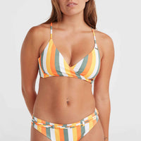 Cruz Bikinihose | Orange Multistripe