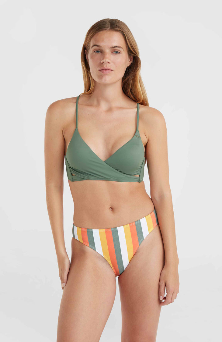 Rita Bikinihose | Orange Multistripe