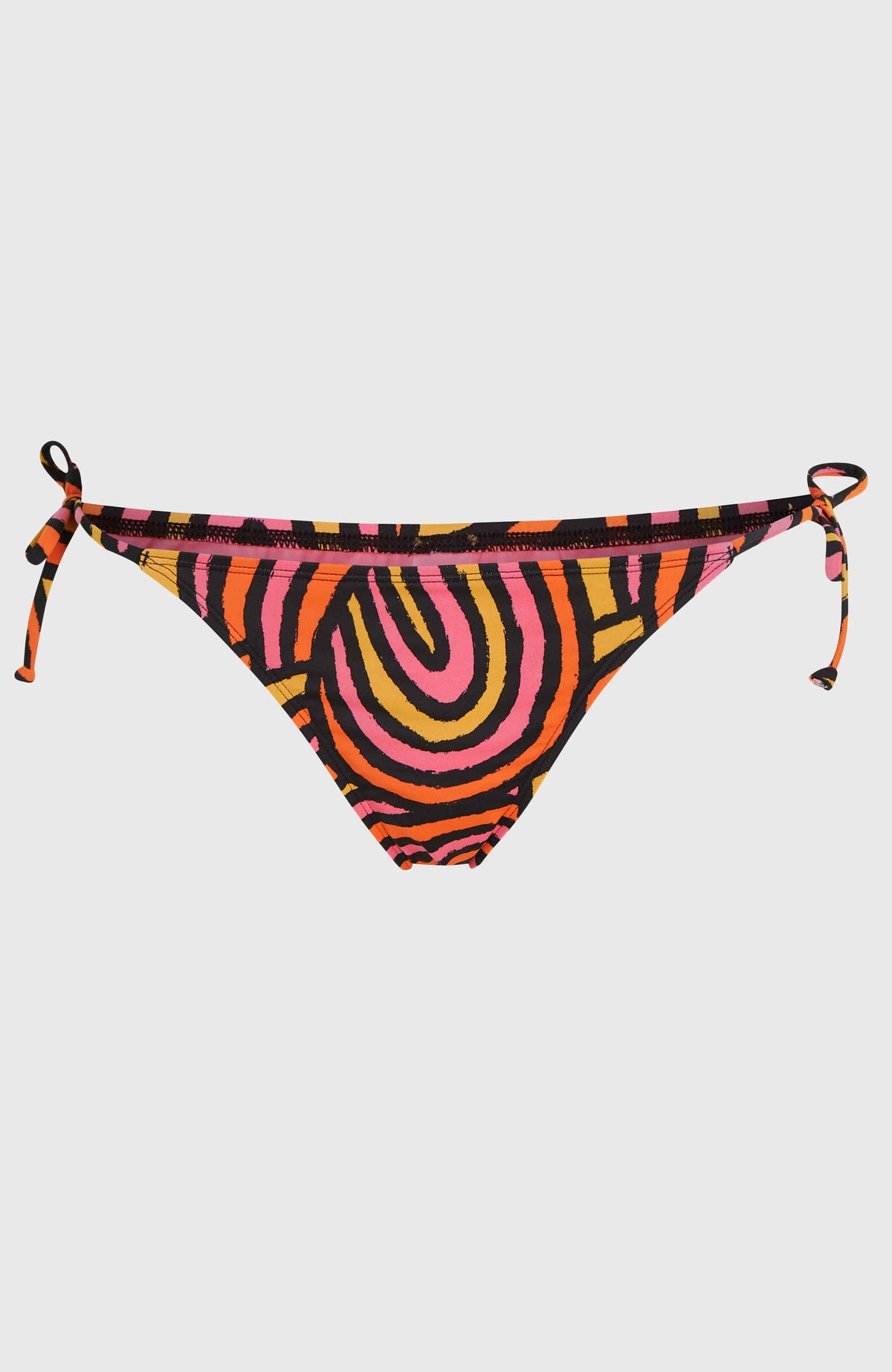 Bondey Bikinihose | Orange Rainbow Stripe